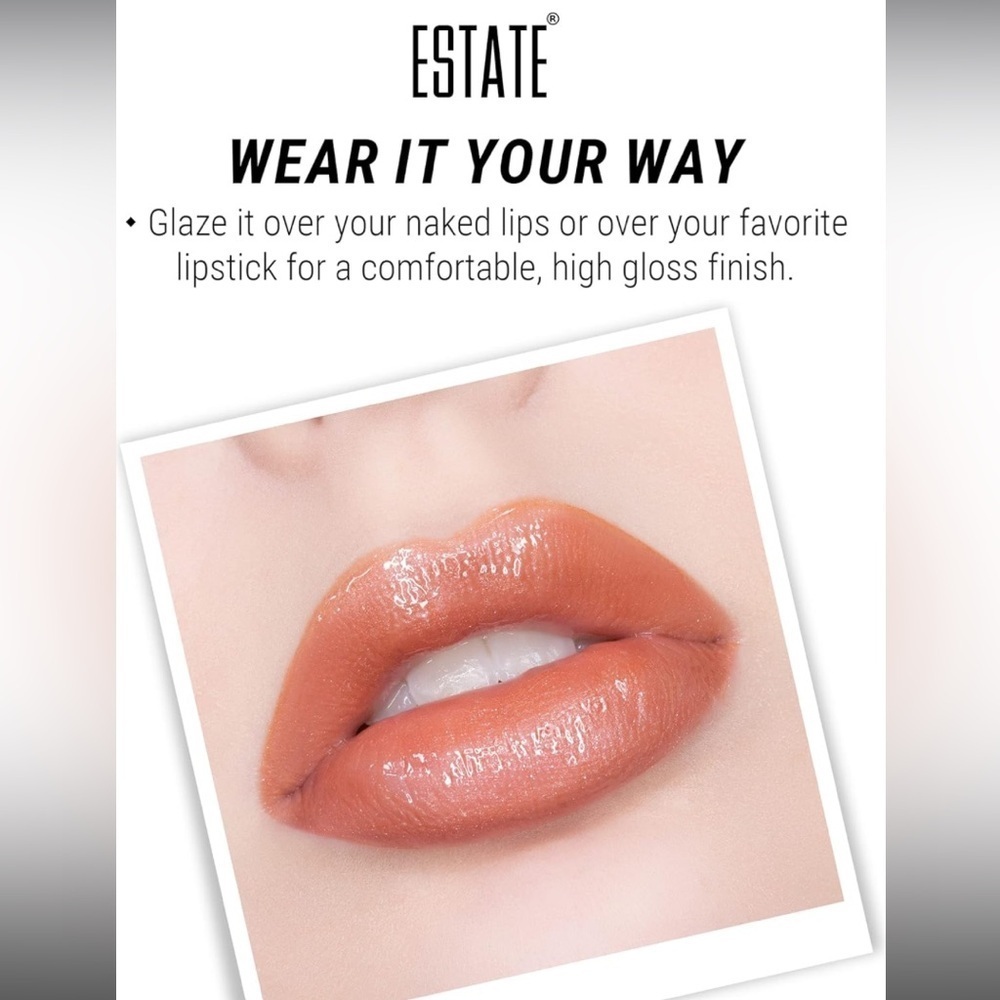 FREE* Estate Cosmetics Lip Icing – Non-Sticky Lip Gloss – 3 ml (Glazed) NEW